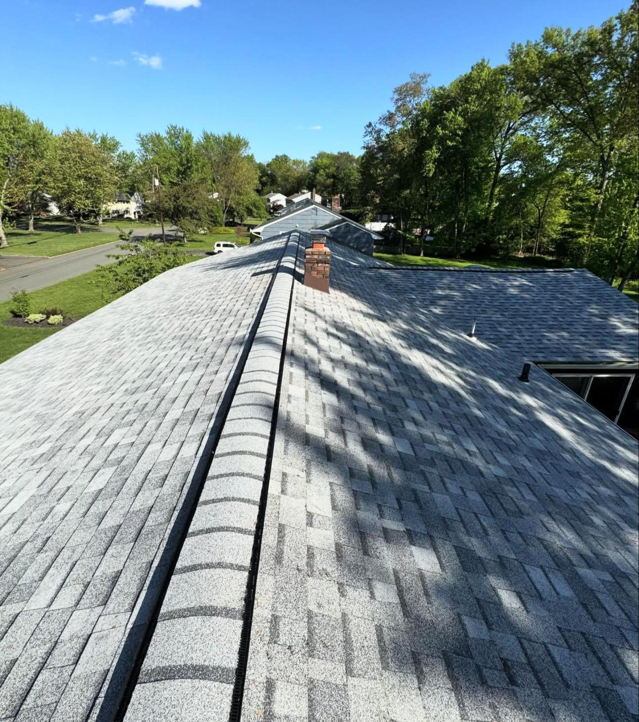New roof installation in Mount Holly, New Jersey